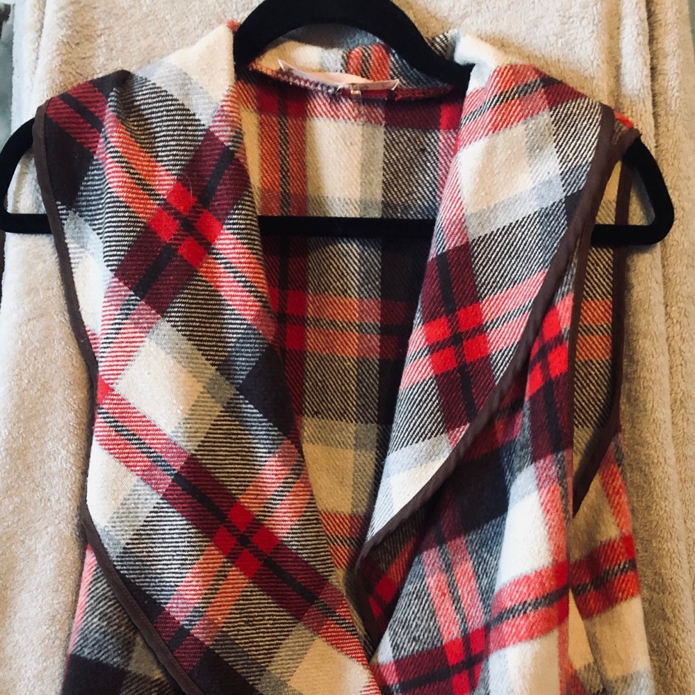 Plaid Vest